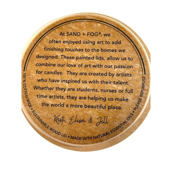 Sand + Fog Candle Cashmere & Linen Hand-poured Double Wick Sustainability Gift - Picture 6 of 7